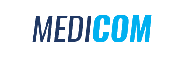 Medicom - Branded Content Farmaceutico Logo - Colore