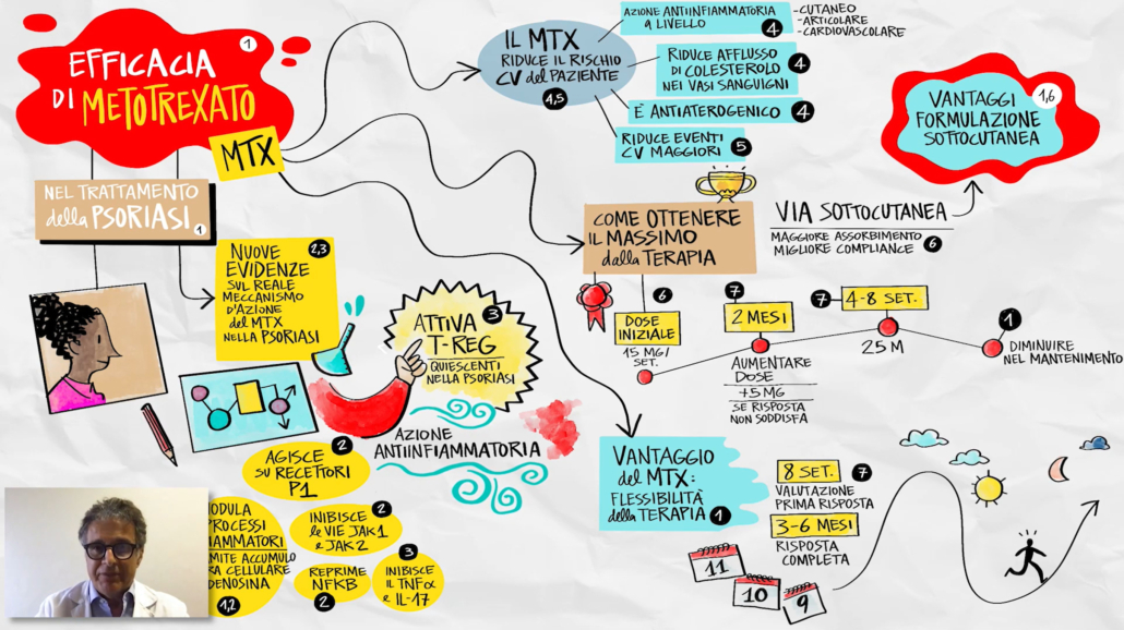 Dario Nuzzo - Work - La mappa concettuale sul sottocute spiegata dal KOL, realizzata per Alfasigma